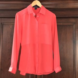 Blue Rain Coral Blouse